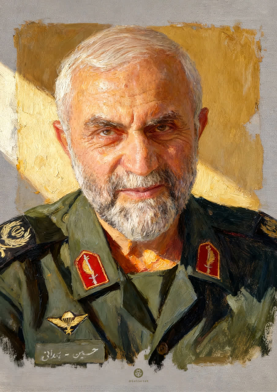 تصویرسازی چهره سردار شهید حسین همدانی